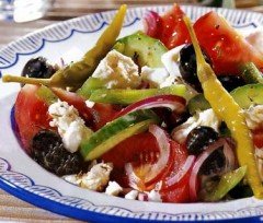 Крестьянский салат по-гречески