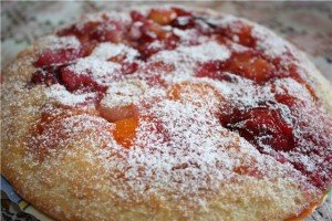 Лёгкий фруктовый пирог Лёгкий фруктовый пирог