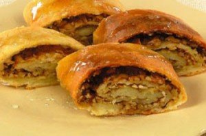 Рулетики с орехами Рулетики с орехами