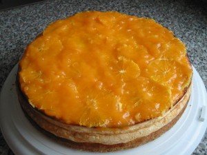 Пирог из творога с апельсинами Пирог из творога с апельсинами