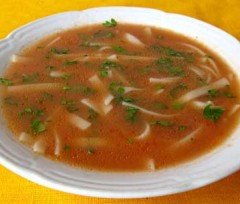 Суп томатный с вермишелью