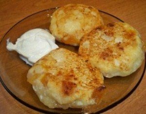 Сырники с курагой Сырники с курагой