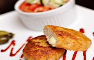 Котлеты куриные с сыром, запеченные в духовке рецепт Котлеты куриные с сыром, запеченные в духовке рецепт
