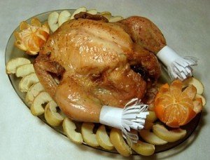 Курица, запеченная с яблоками и черносливом рецепт Курица, запеченная с яблоками и черносливом рецепт