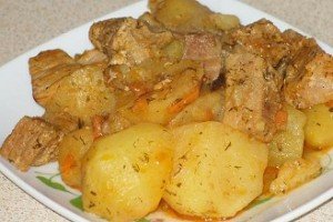 Тушеная картошка с курицей рецепт Тушеная картошка с курицей рецепт
