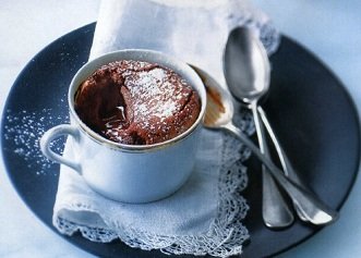 Шоколадное суфле с кофе