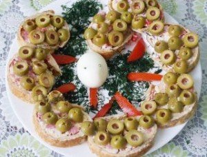 Закуска «Змея» рецепт Закуска «Змея» рецепт