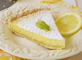 Лимонный французский пирог
